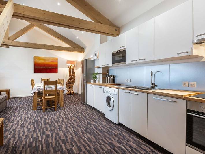 Chalet pour 14 personnes, avec balcon/terrasse et sauna, animaux acceptés à Peisey-Nancroix - 4