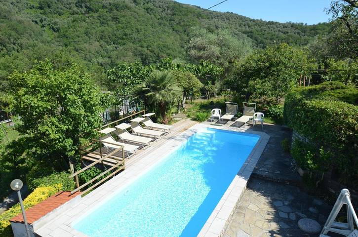 Ferienwohnung für 3 Personen, mit Terrasse und Garten sowie Pool in Prelà - 2