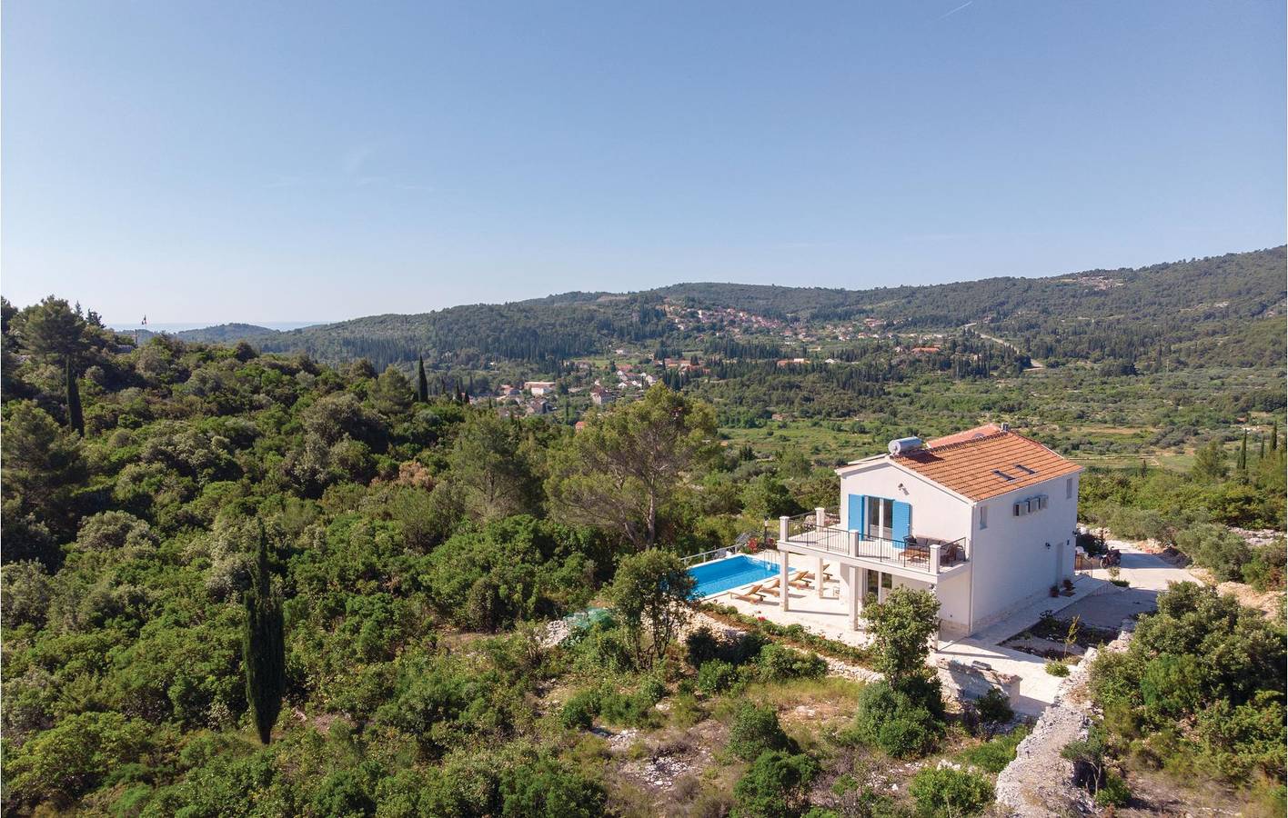 Casa vacanza per 6 persone con terrazza in Zrnovska Banja, Korcula