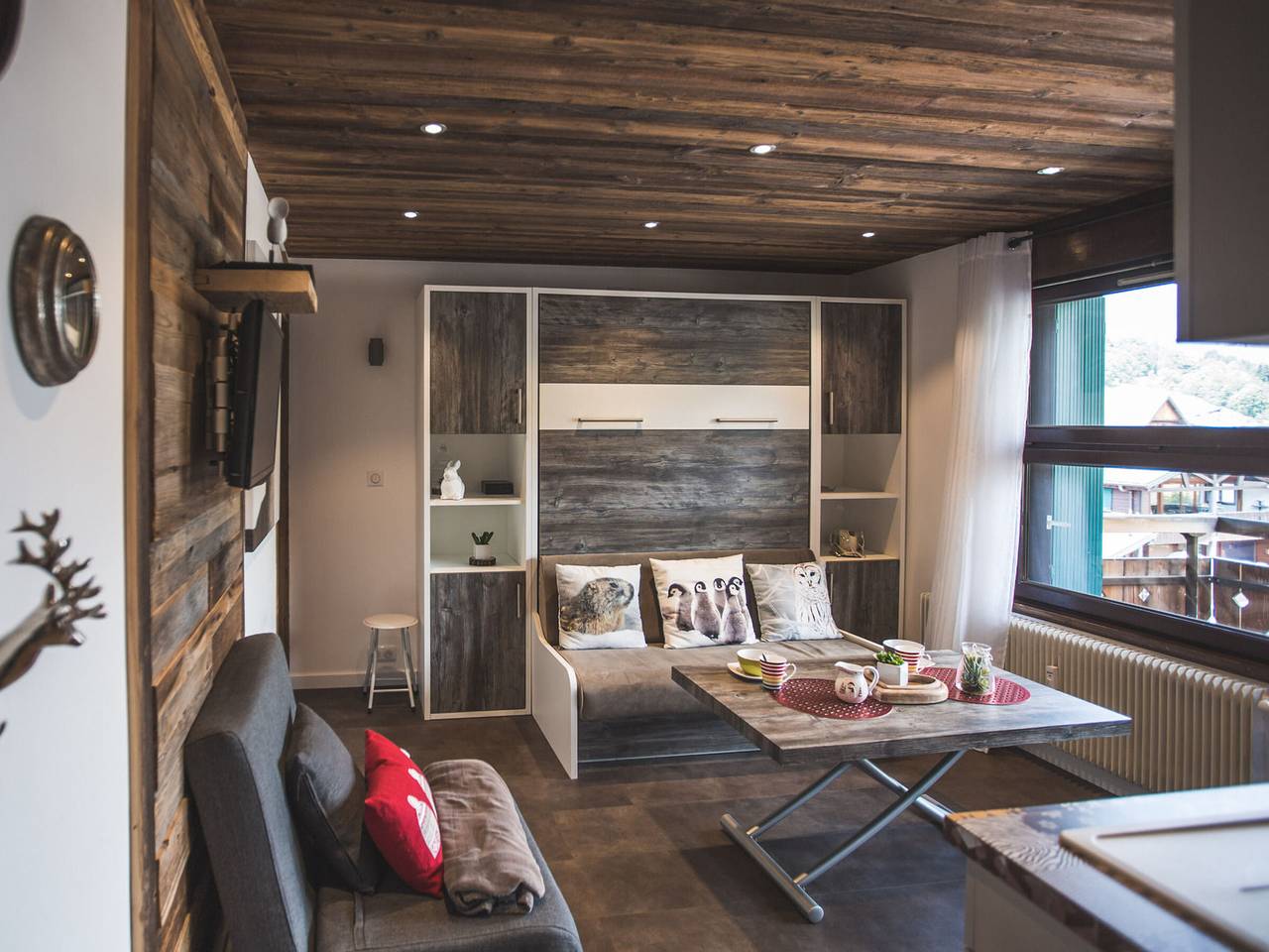 Estudio entero, Estudio renovado y acogedor en el centro - Les Gets in Les Gets, Les Portes du Soleil
