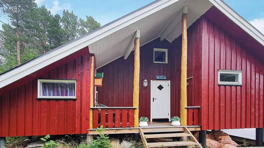 Ferienhaus für 7 Personen, mit Terrasse, mit Haustier in Snillfjord