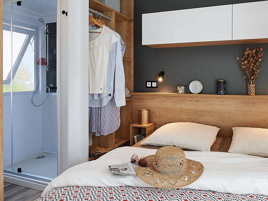 Camping Le Bellevue - Mobilheim 2 personen - Grand Confort - 22 m² - 1 Zimmer in La Tranche-sur-Mer, Vendée