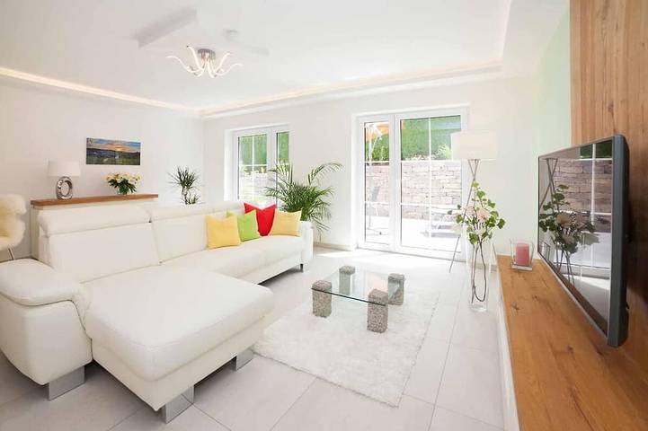 Ferienwohnung für 2 Personen, mit Balkon und Garten