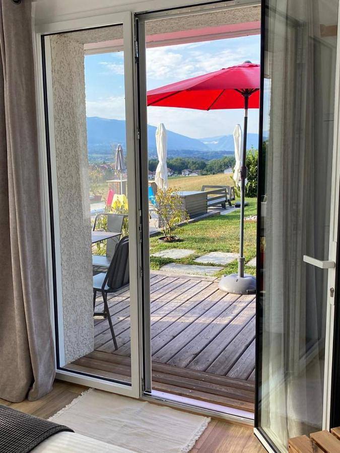Double Room with Mountain View in Poisy, Région d'Annecy