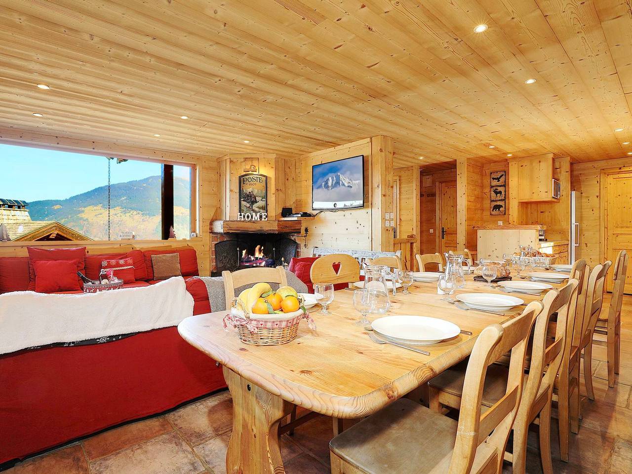 Luxus-Chalet 8 Zimmer mit Sauna und Parkplatz in Courchevel La Tania in La Tania, La Perrière