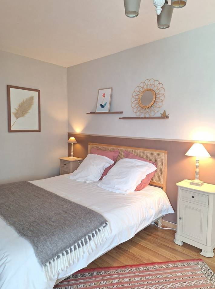 Chambre d’hôte pour 3 personnes, avec Balcon et Jardin