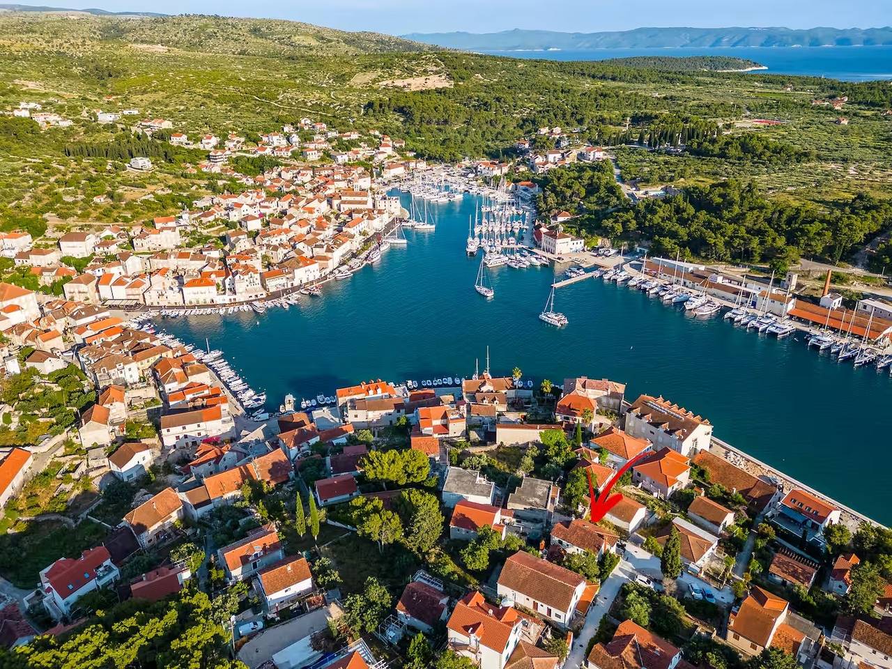 Hel leilighet, Studio flat with air-conditioning Milna, Brač As-27445-a in Milna, Brac