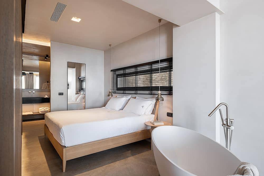 Appartement entier, Brand new Luxury, Seannamon suite 3, amazing seaview in Plage d'Almyros (Agios Nikolaos), Crète du Nord