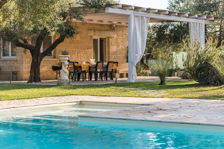 Villa mit pool für 5 Personen, mit Garten im Salento - 4