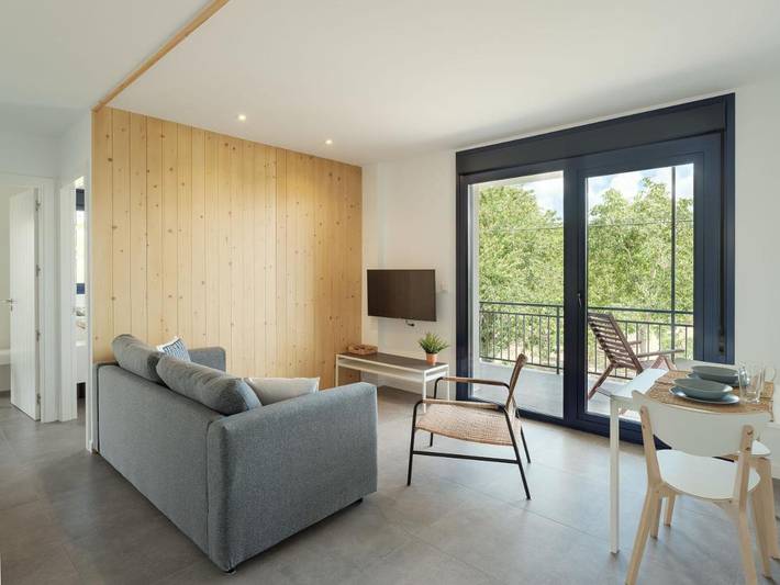 Apartamento para 4 personas, con Terraza además de Jardín y Vistas en Ribeira Sacra