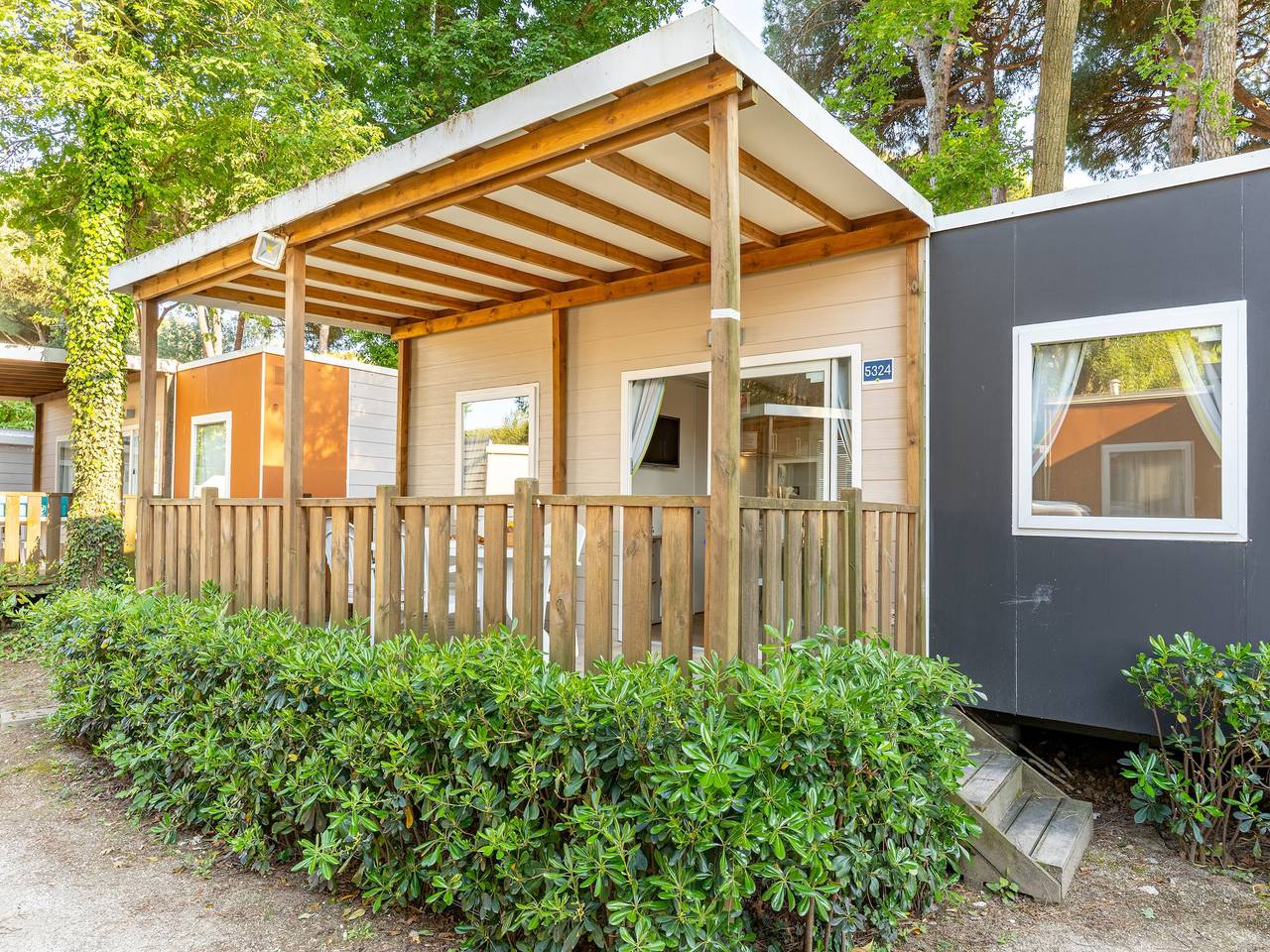 Casa Mobile nell'Adriano Family Camping Village in Punta Marina, Provincia di Ravenna