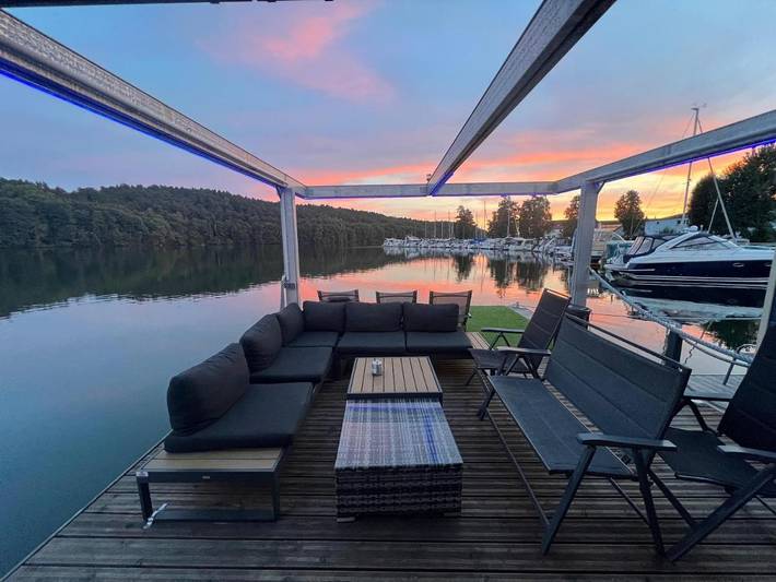 Ferienwohnung für 4 Personen, mit Terrasse und Sauna sowie Ausblick und Seeblick am Werbellinsee - 3