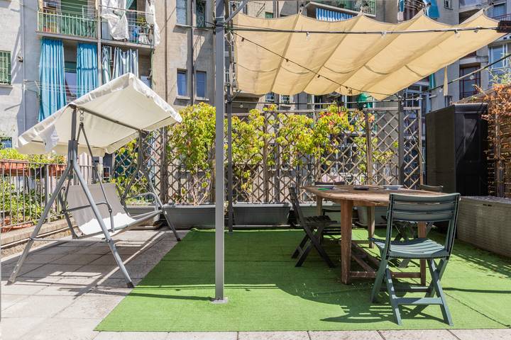 Vakantieappartement voor 2 personen, met terras in Turijn