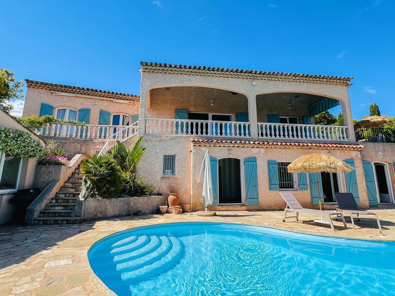 Villa pour 8 Personnes dans Grimaud, Région de Draguignan