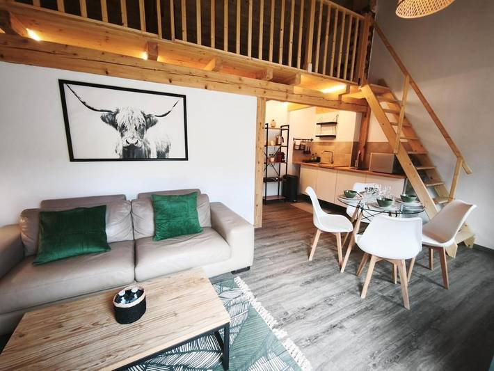 Maison de vacances pour 4 personnes, avec Balcon ainsi que Terrasse et Vue