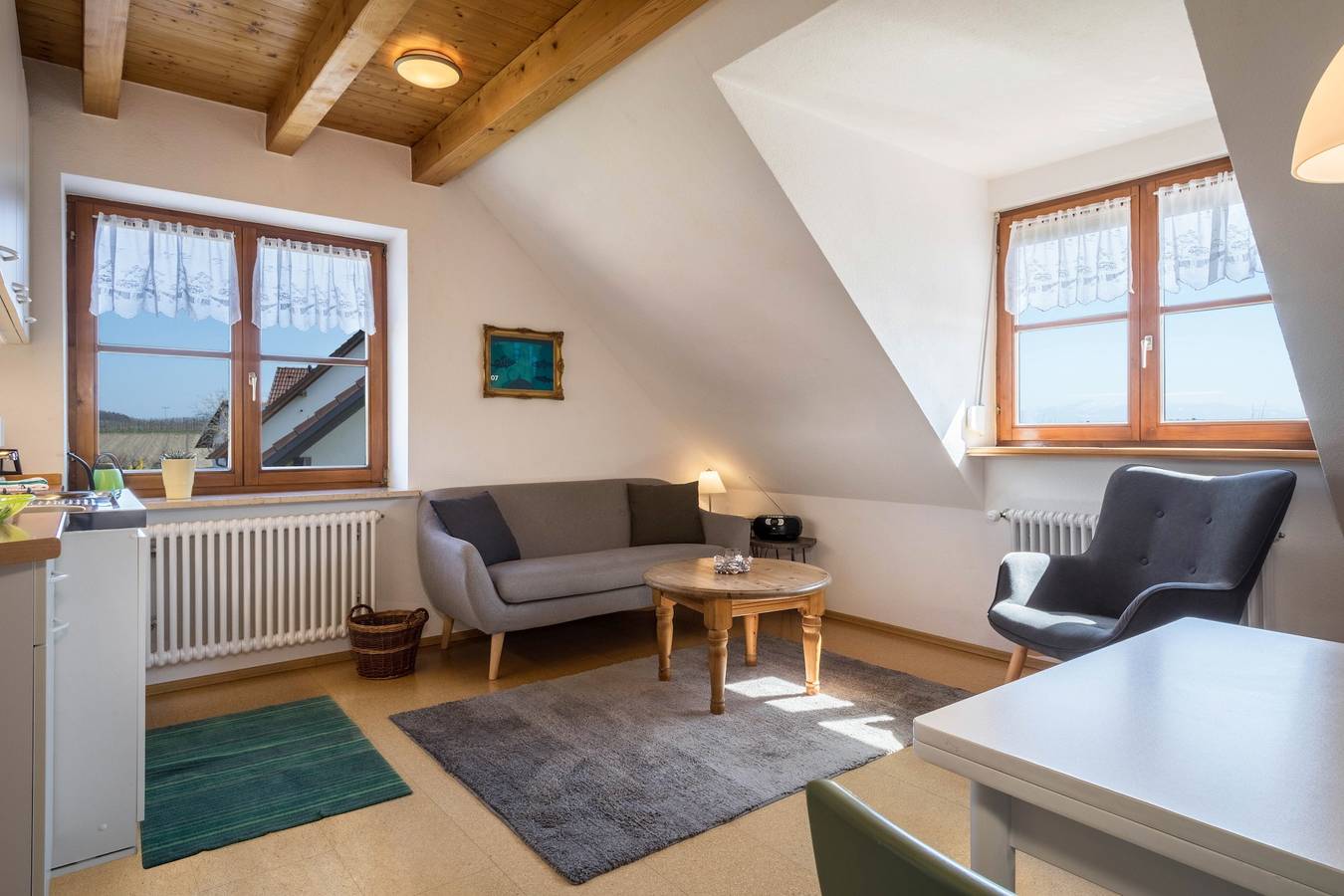 Ganze Wohnung, Ferienwohnung "Ursula Hiemer 2" mit Blick auf den See, Blick auf die Berge in Gattnau, Kressbronn am Bodensee