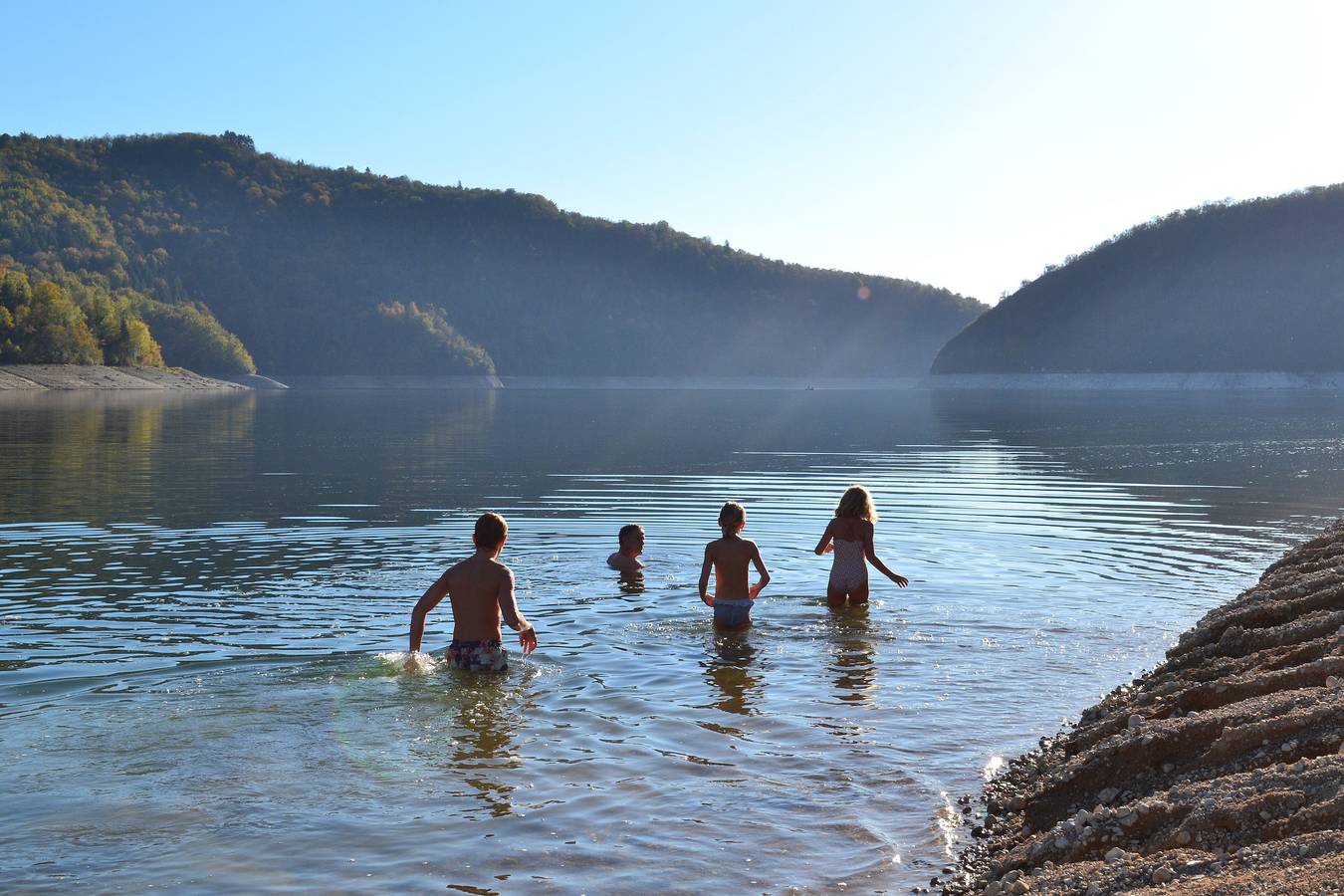 Chavia in Onoz (Jura), Lac de Vouglans