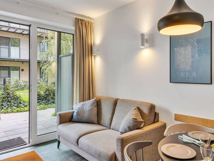 Ferienwohnung für 4 Personen, mit Sauna und Kinderpool sowie Terrasse, mit Haustier in Lembruch