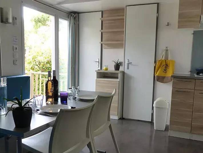 Mobil home pour 6 personnes, avec bassin pour enfant à Lattes - 4