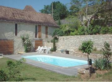 Gîte pour 6 personnes, avec jardin ainsi que piscine et vue à Cajarc