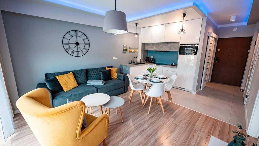 Apartament wakacyjny dla 2 osób, z sauna i balkon oraz widok w Krynica-Zdrój