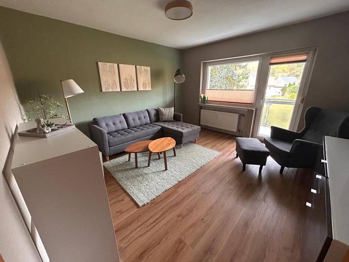 Ferienwohnung für 2 Personen, mit Balkon und Ausblick in Melsungen