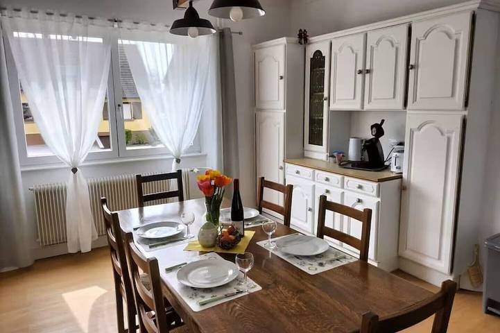 Gîte pour 6 personnes, avec terrasse à Elsenheim