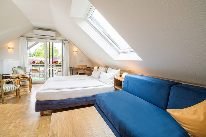 Hotel für 3 Personen, mit Balkon/Terrasse und Terrasse sowie Garten in Müllheim - 4