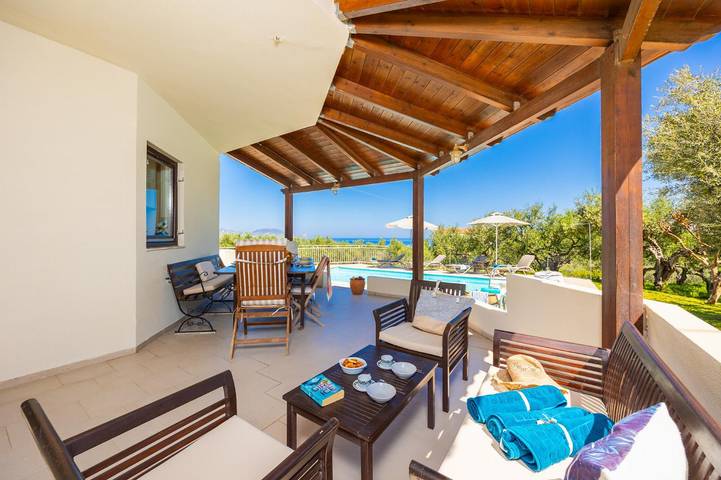 Villa für 8 Personen mit Terrasse in Episkopi (Chersonisos), Rethymno und Umgebung