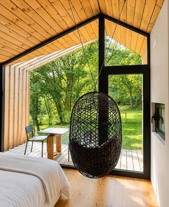 Camping para 2 personas, con Terraza además de Jardín y Vistas en Ribeira Sacra
