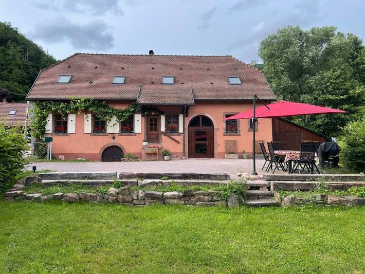 Gîte pour 6 personnes, avec jardin et vue à Steige