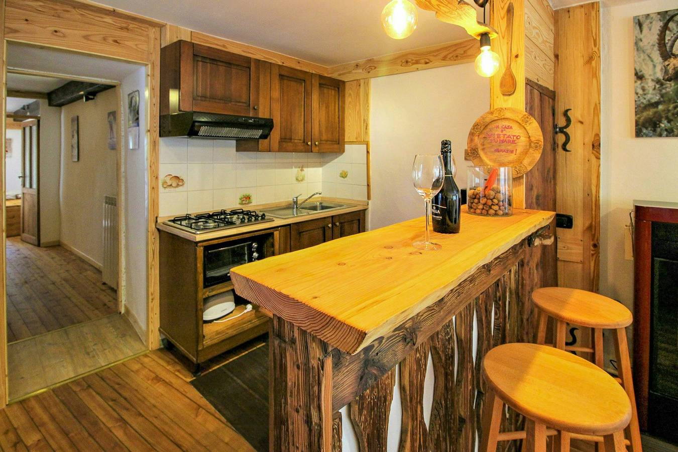 Chalet en pierre avec vue sur la vallée de Balme in Ala di Stura, Province de Turin