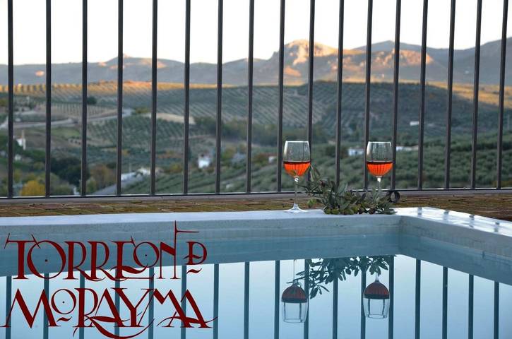 Location de vacances pour 8 personnes, avec Balcon et Terrasse ainsi que Piscine et Vue à Baena