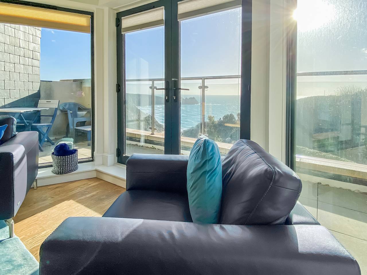 Entire apartment, Cove View in Porthcurno, Cornwall