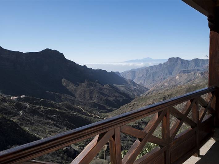 Charmantes kanarisches Haus mit Terrasse und Klimaanlage in Tejeda in Tejeda, Gran Canaria Nord