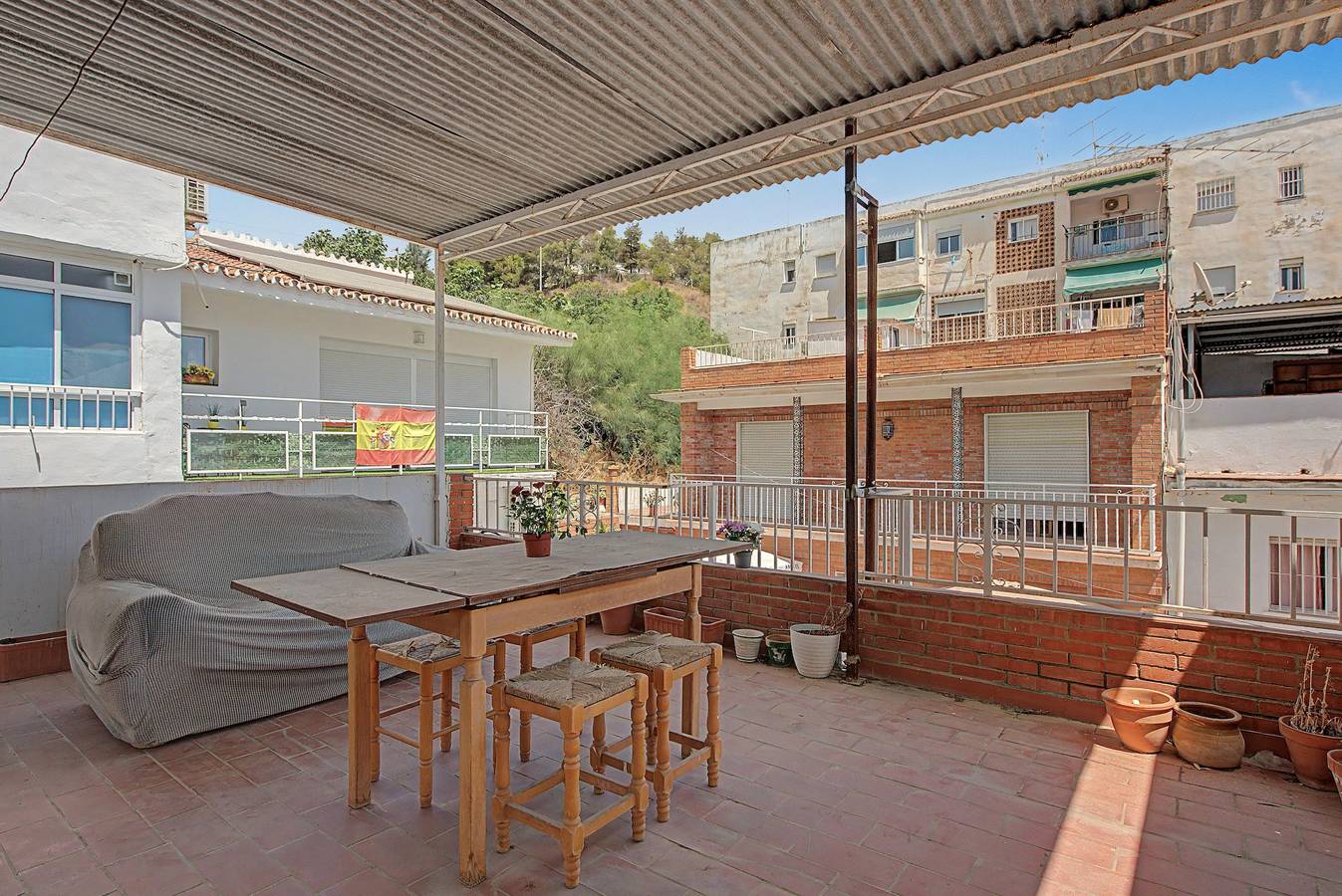 Geheel appartement, Appartement 'El Olivo 2' met 2 privéterrassen, Wi-Fi en airconditioning in Málaga (Este), Malaga