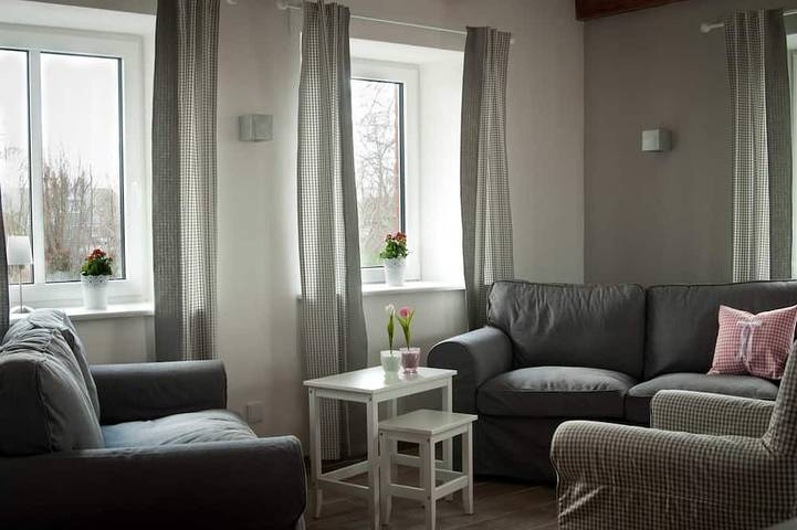 Ferienwohnung für 6 Personen, mit Garten und Sauna sowie Terrasse