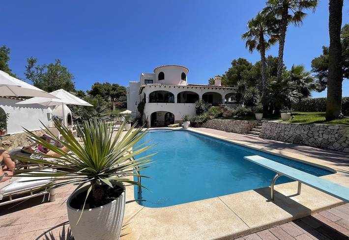 Casa de vacaciones para 10 personas, con Balcón y Jardín en Jávea