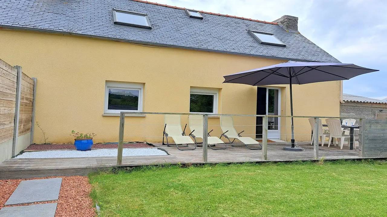 Maison de vacances pour 5 personnes avec terrasse in Telgruc-sur-Mer, Région de Châteaulin