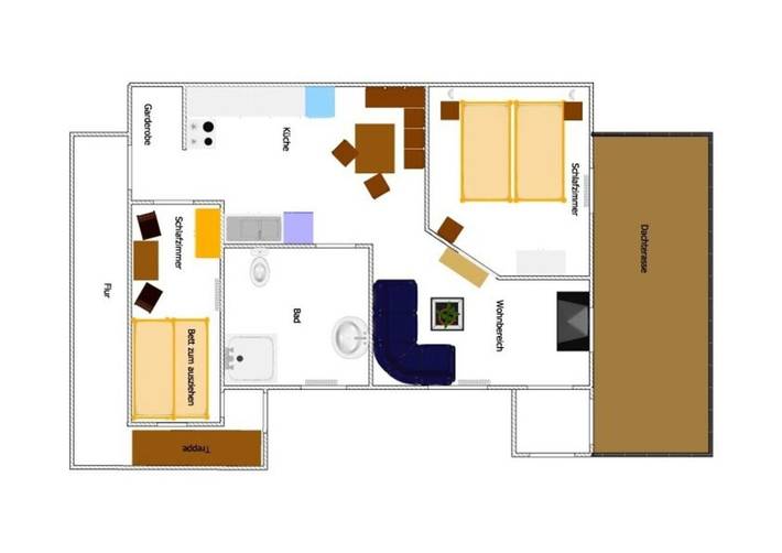 Ferienwohnung für 2 Personen, mit Terrasse in Olbernhau - 2