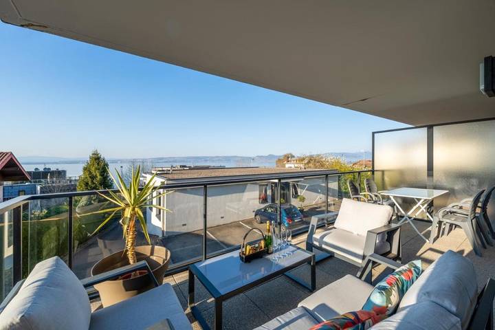 Gîte pour 4 personnes, avec Balcon et Vue à Neuvecelle - 2