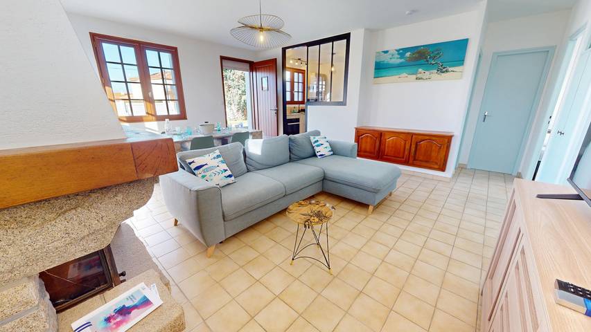 Location de vacances pour 6 personnes, avec jardin dans Plage De Sion - 3