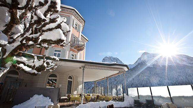 Hotel Belvédère - Einzelzimmer  Motta Naluns Nordseite in Scuol, Unterengadin