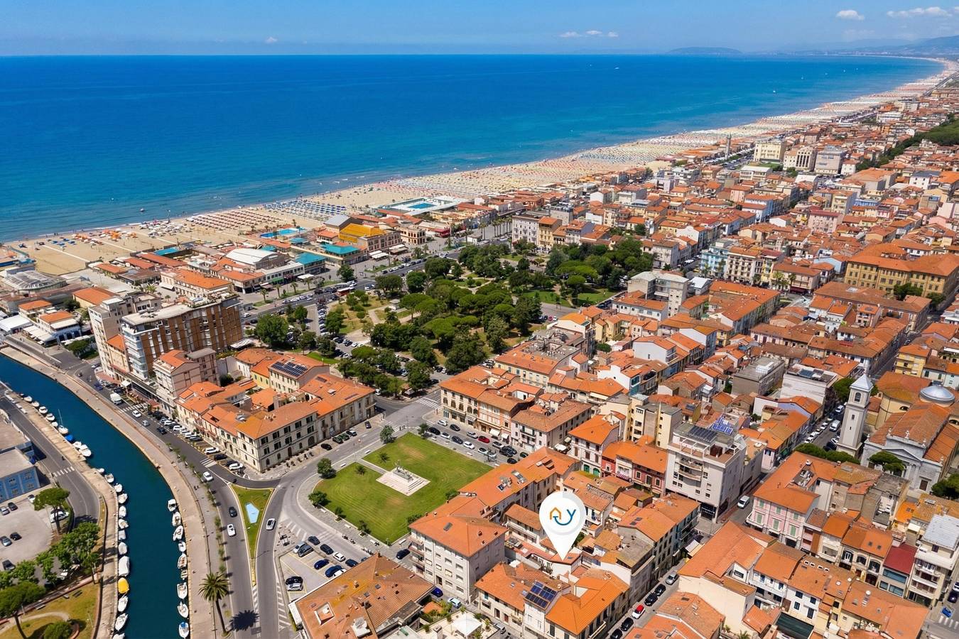Geheel appartement, Suite 3 Ondina Viareggio 200m from sea in Viareggio, Italiaanse Rivièra