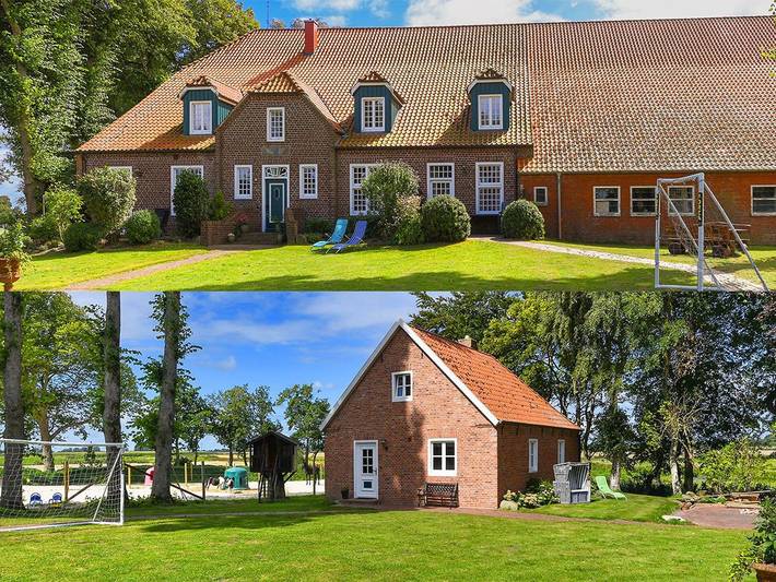 Bauernhaus für 6 Personen, mit Garten, mit Haustier in Werdum