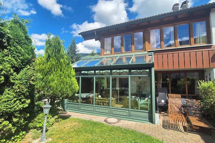 Ferienwohnung für 5 Personen, mit Garten und Balkon, mit Haustier in Hündle-Thalkirchdorf