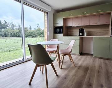 Location de vacances pour 2 personnes, avec vue et jardin, animaux acceptés à Challain-la-Potherie