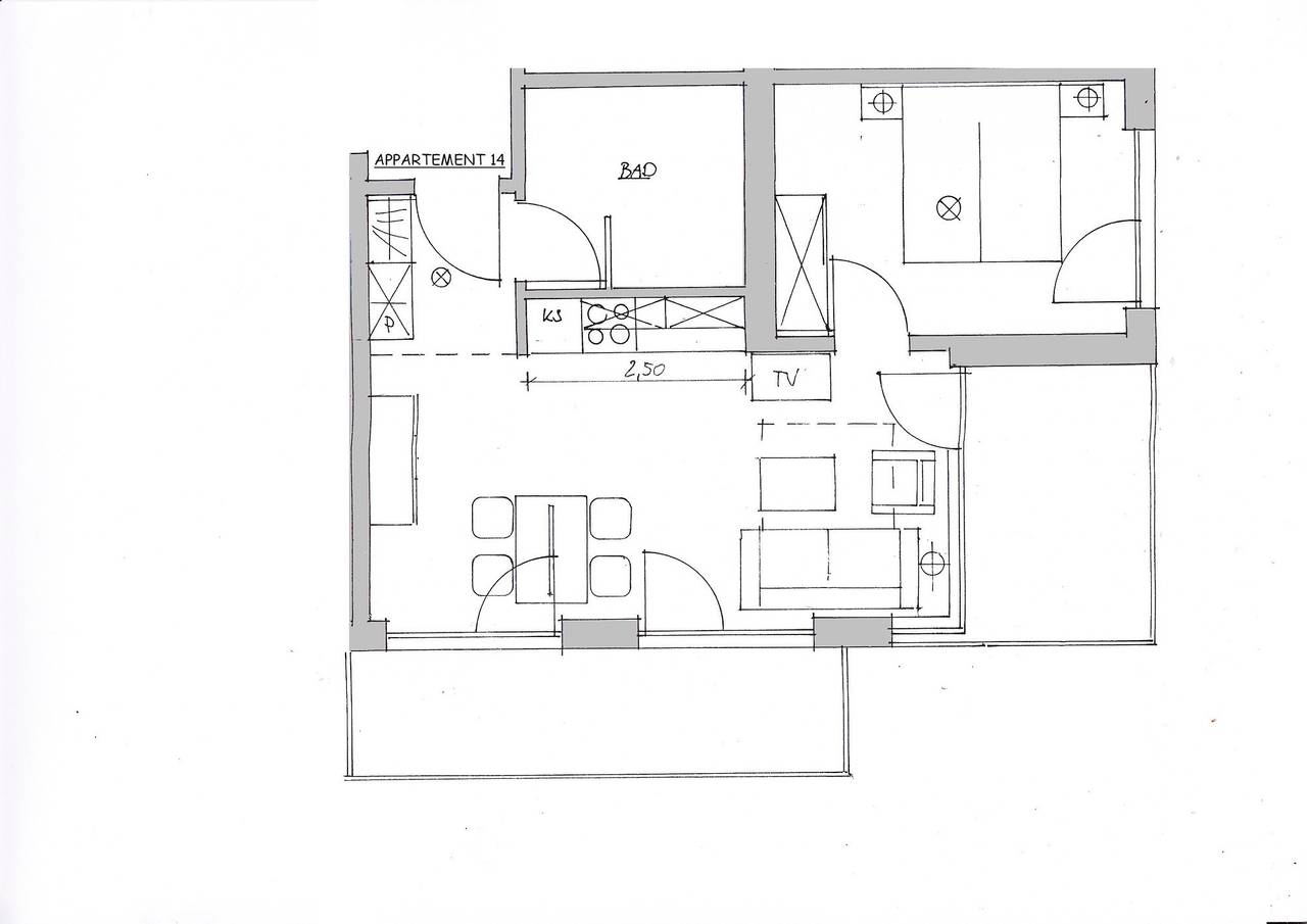 Ganze Ferienwohnung, Apartment 14 "Strandläufer", Blickrichtung Offenes Meer/Strand in Eckernförde, Rendsburg-Eckernförde