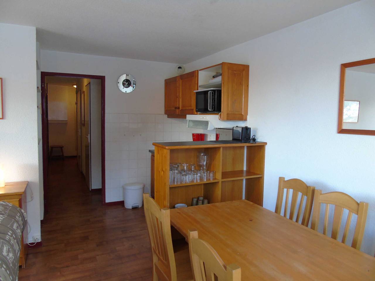 Entire apartment, 4-room apartment in Valfréjus, near ski, balcony, 8 people in Valfréjus, Modane