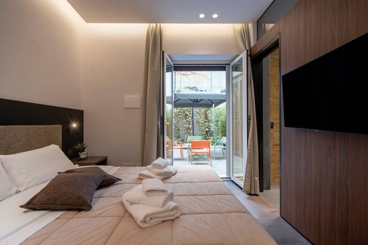Appart’hôtel pour 2 personnes, avec jardin
